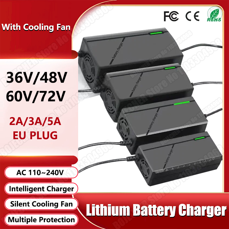 84V 20A Smart Charger - 36V 48V 60V 72V Şarj Cihazı