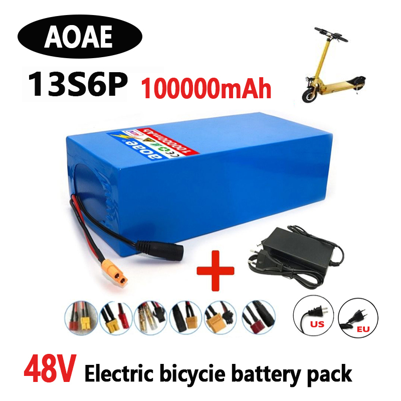 60V 50Ah Electric Scooter Battery - 100%18650Orijinal 48V 100Ah 13s6p Lityum Pil