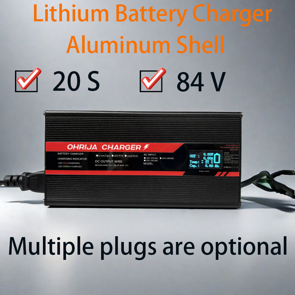 84V 20A Smart Charger - 84V 10A Lityum Pil Şarj Cihazı
