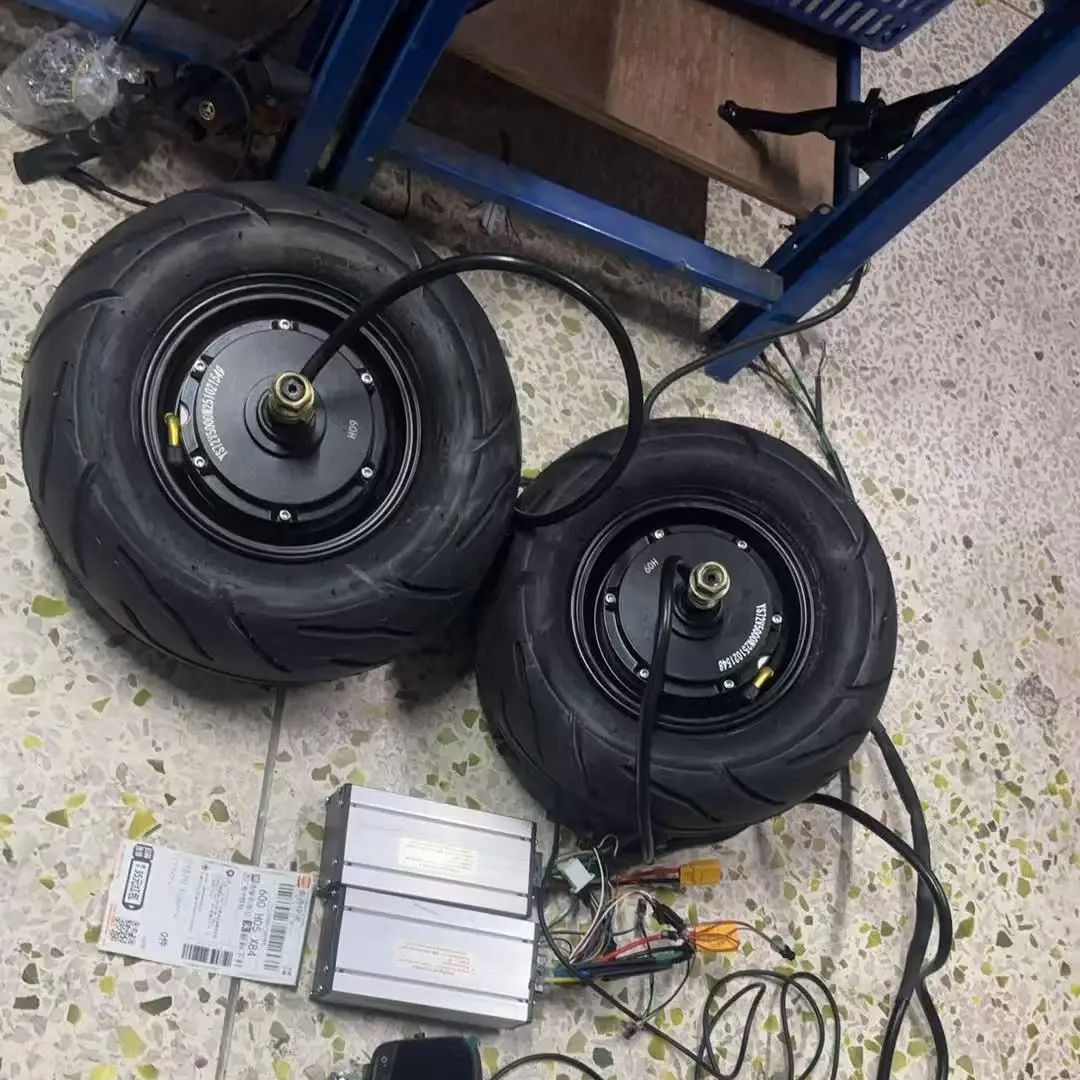 4000W 5000W 6000W 60-Mıknatısl - 13 Inch 72V 5000W Brushless Motor incelemesi ve fiyatı